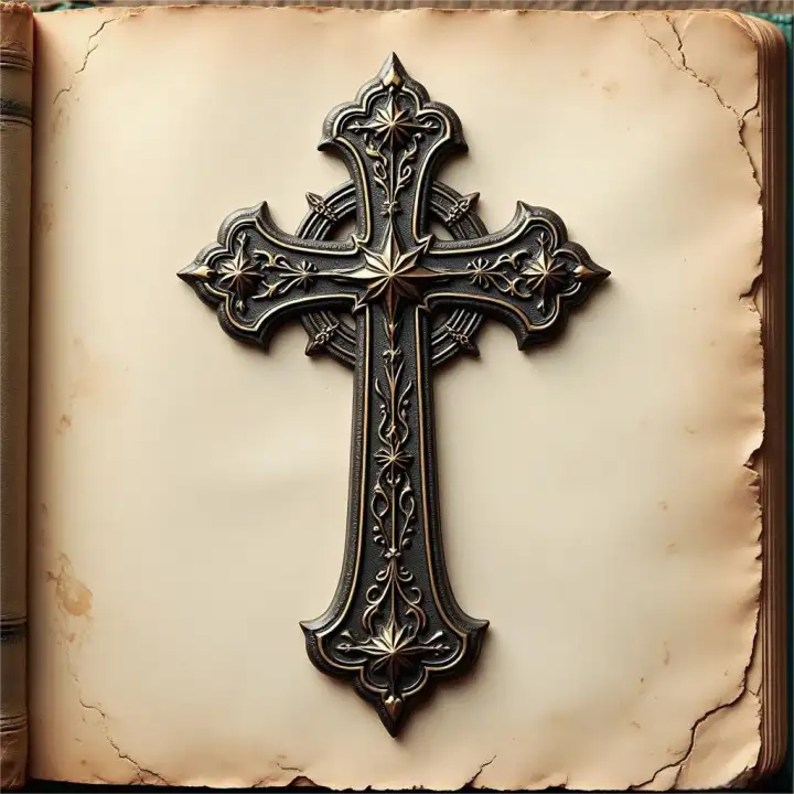 Black cross image 1 with background removal demonstration